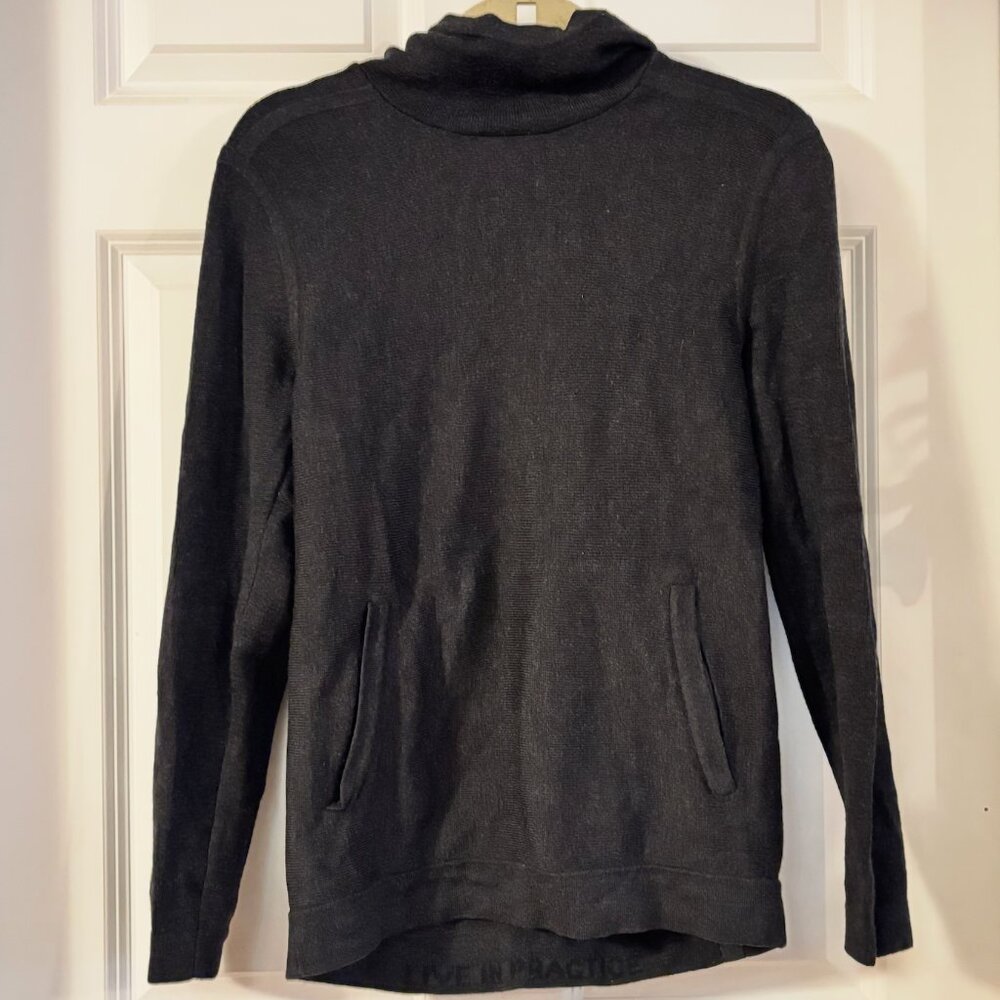 Lululemon Alpine Air Pullover Hoodie - S (?) Heathered Black